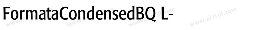 FormataCondensedBQ L字体转换 FormataCondensedBQ L字体转换